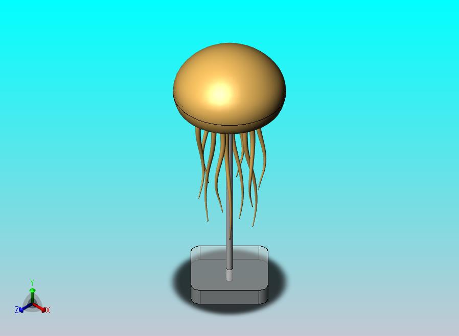 玩具。水母。