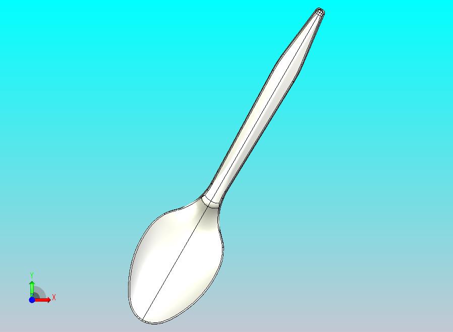 一次性调羹塑料勺子