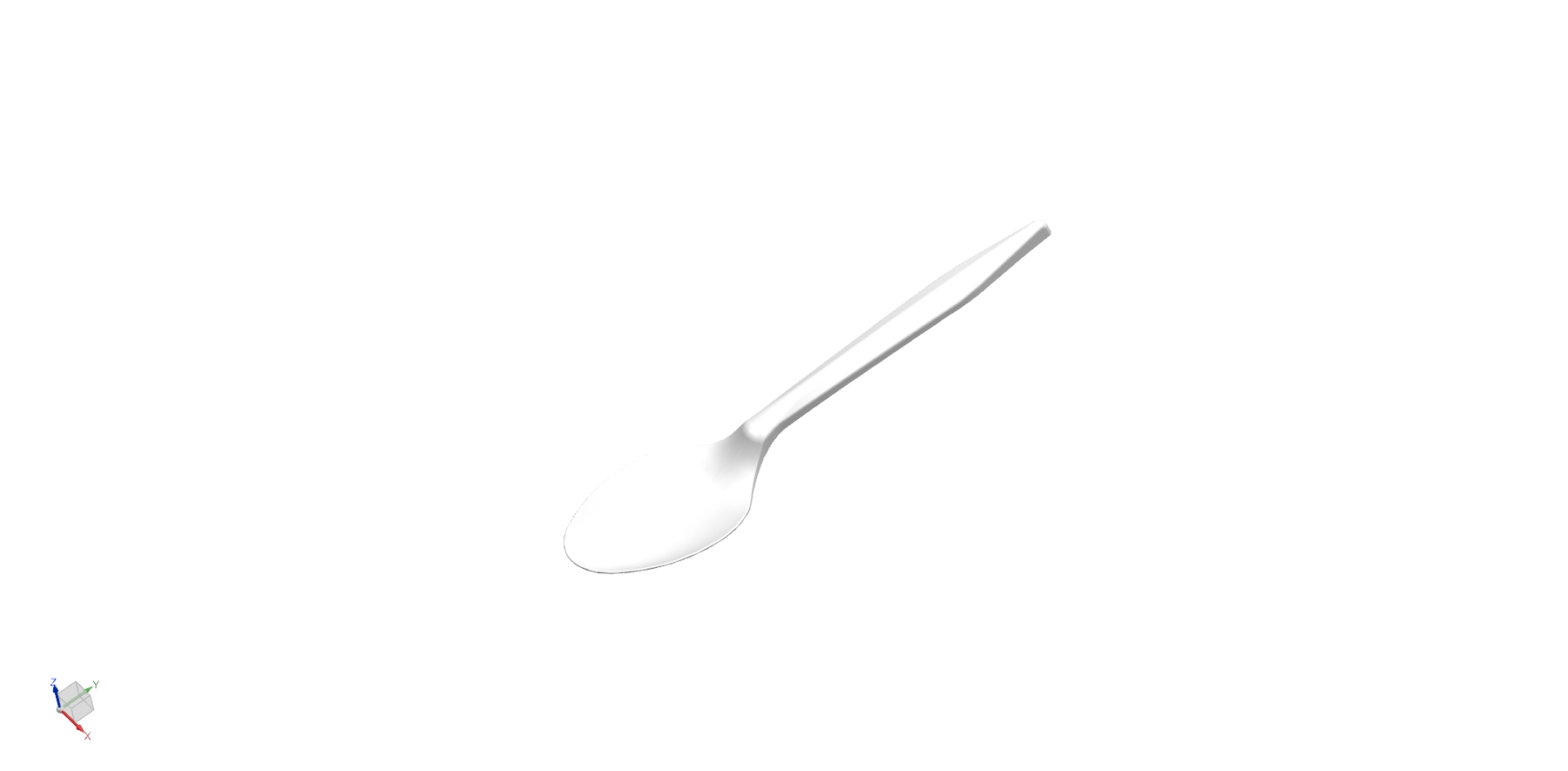 一次性调羹塑料勺子