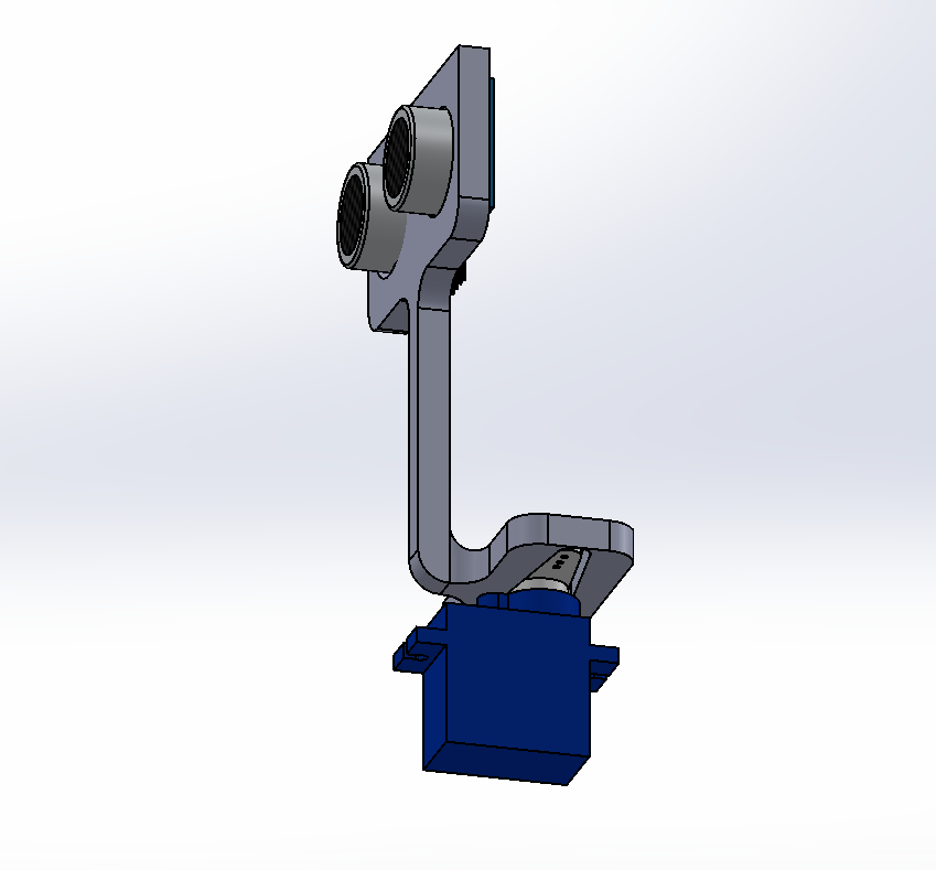 HC-SR04超声波传感器伺服电机支架