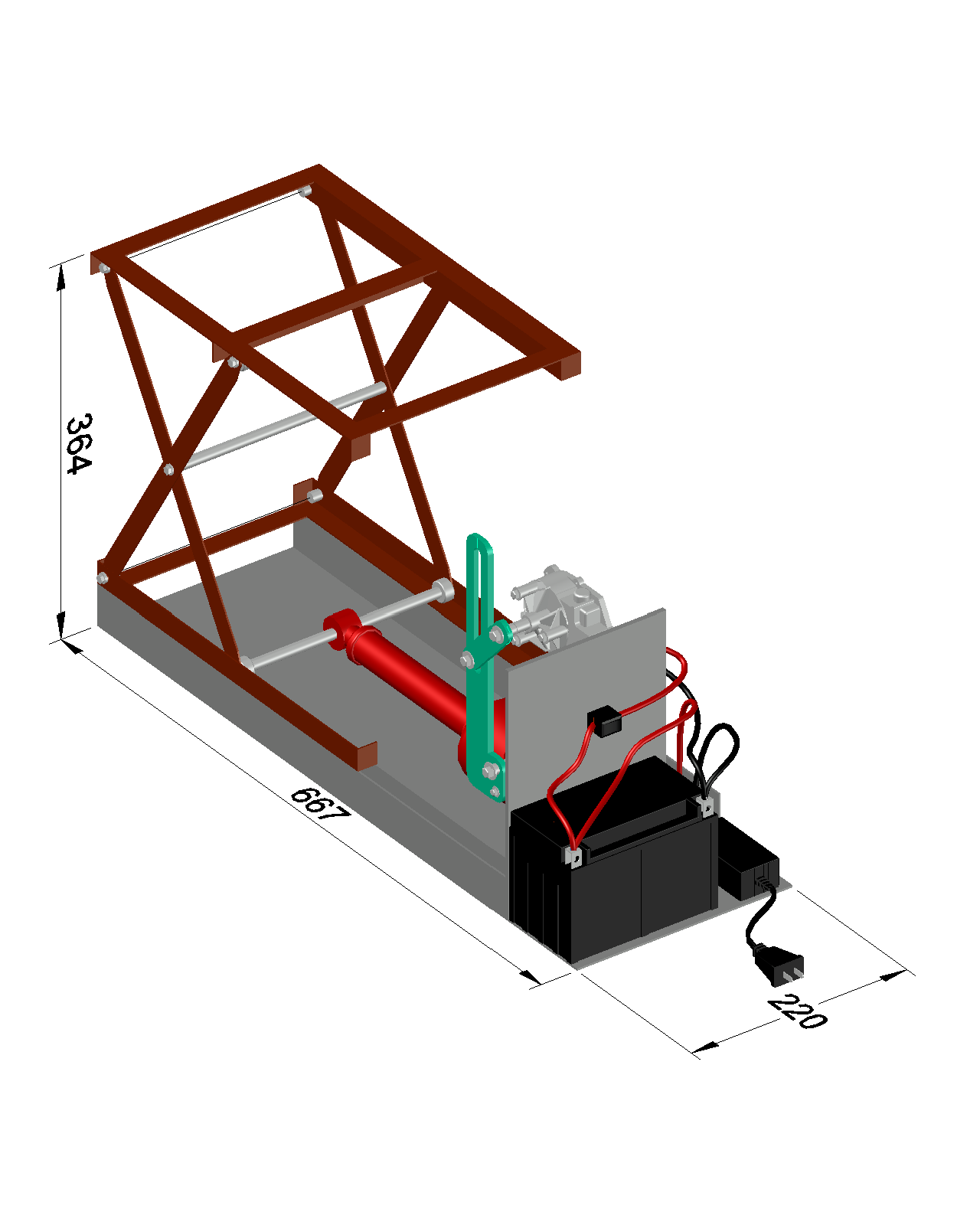 电机驱动的液压千斤顶