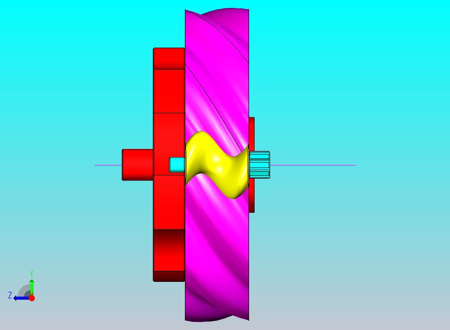 偏心式摆线齿轮传动耦合模型