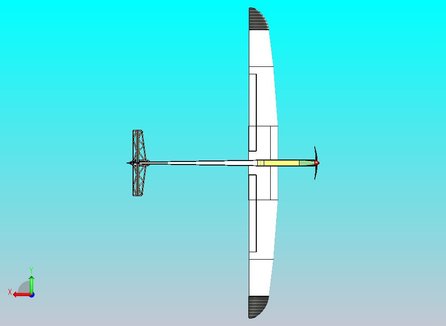 遥控电动滑翔机