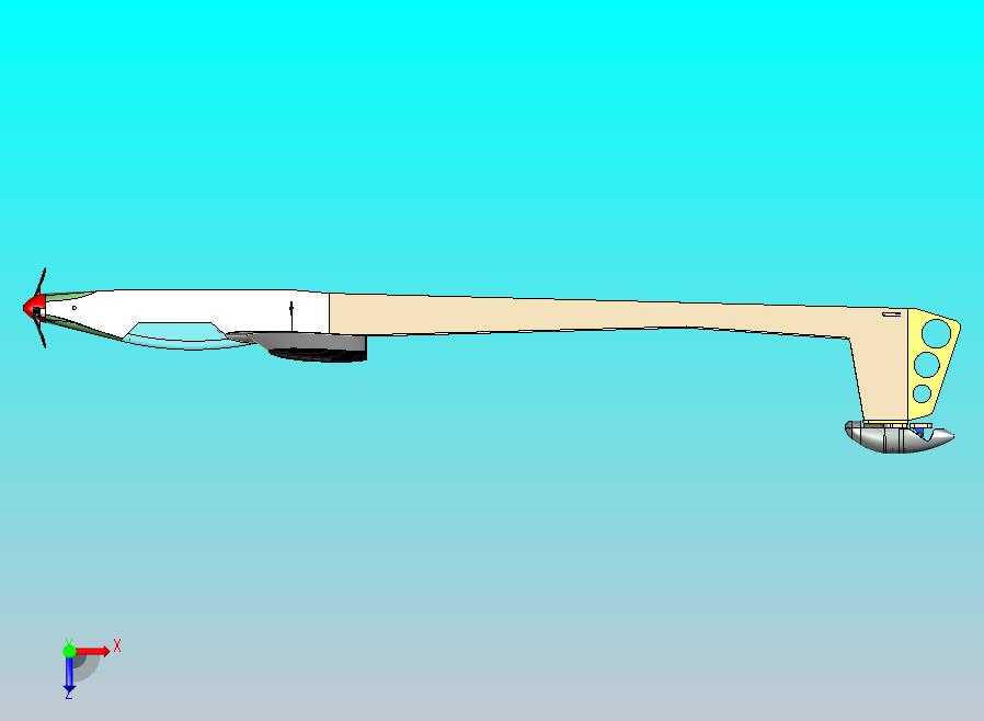 遥控电动滑翔机