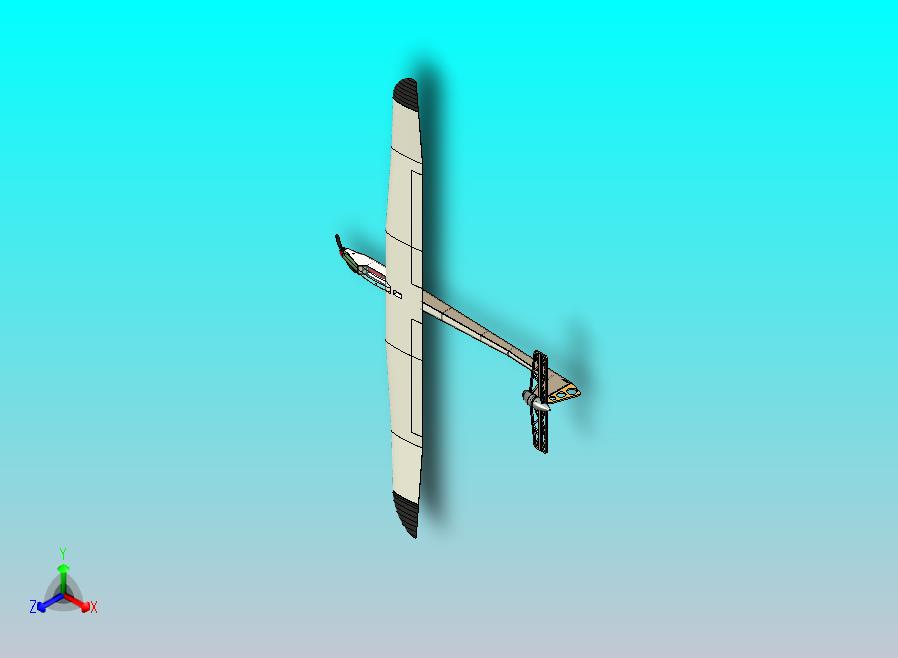 遥控电动滑翔机