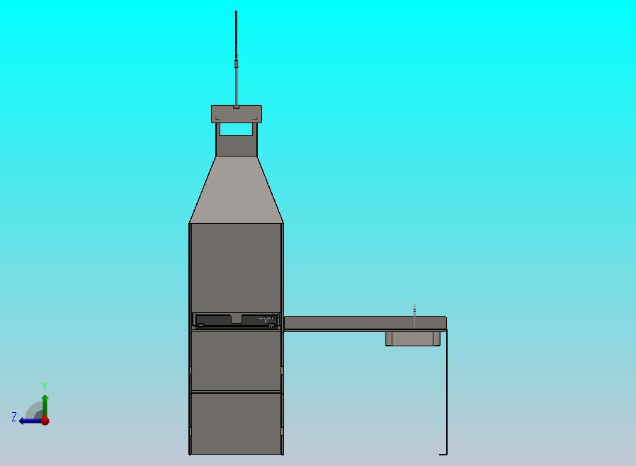 采用折叠金属板设计的烧烤架