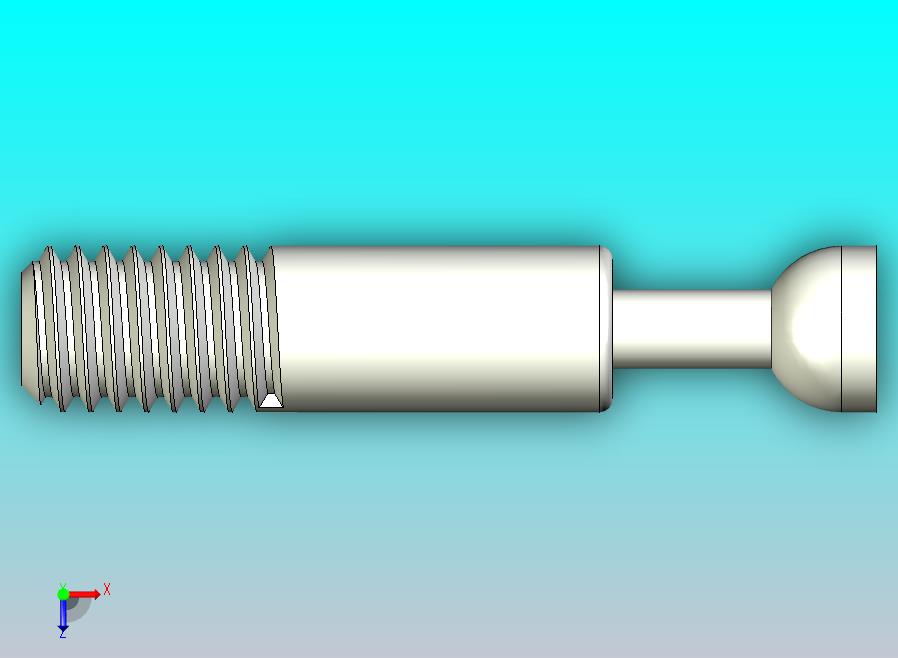 Minifix 螺钉 M6 x 31 成型螺纹 – 钢