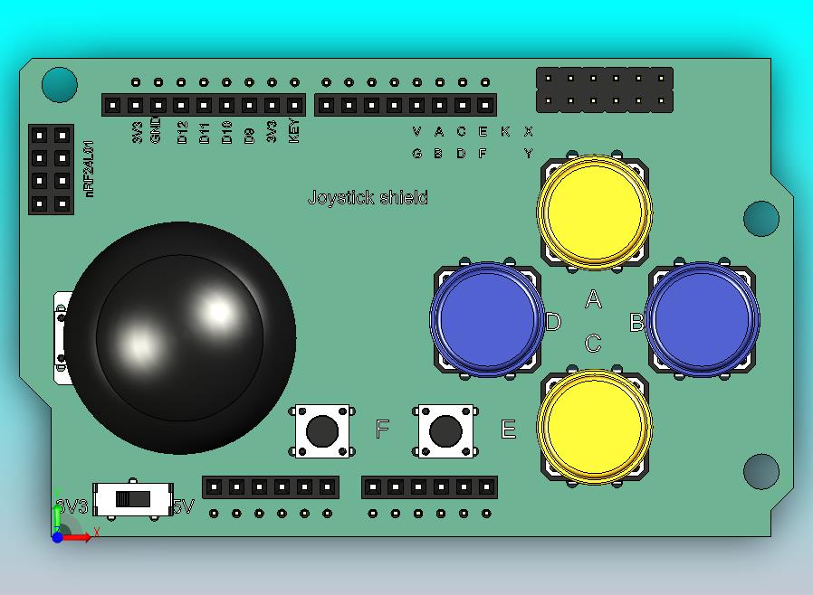 Arduino 操纵杆扩展板
