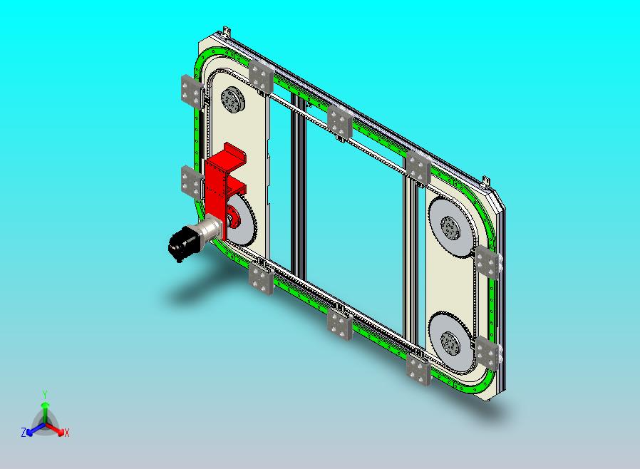 V50-600矩形链条环形导轨（型材）