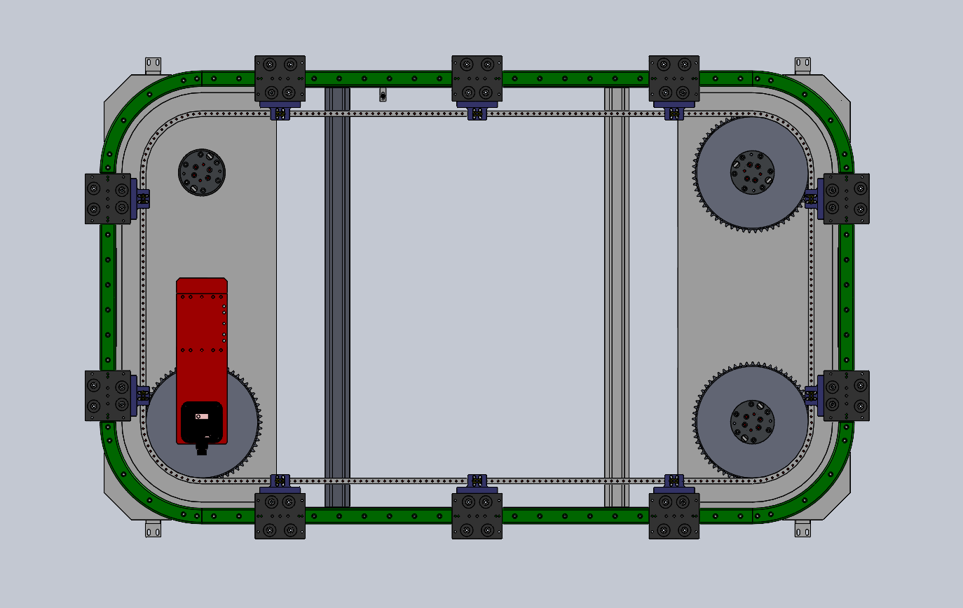 V50-600矩形链条环形导轨（型材）