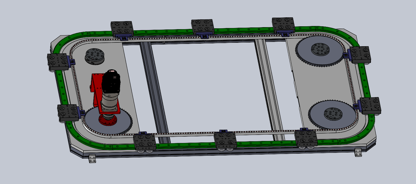 V50-600矩形链条环形导轨（型材）