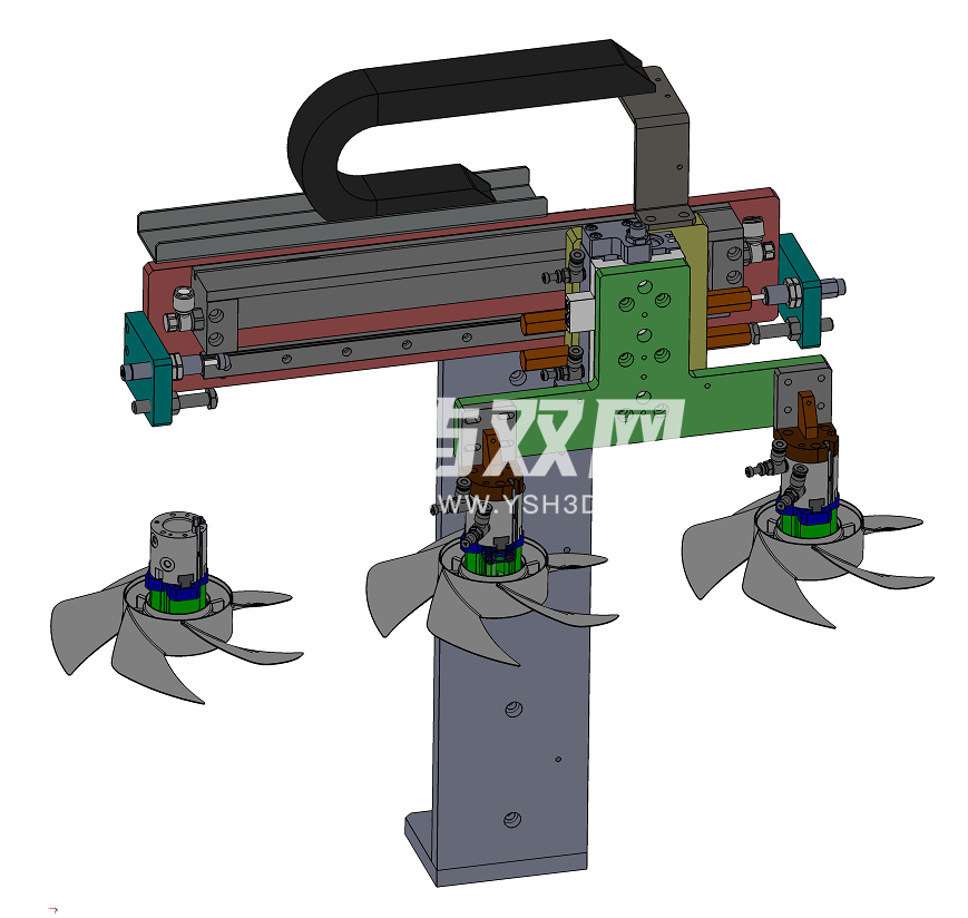 Tranfer-HJP固定轴线推拉机构