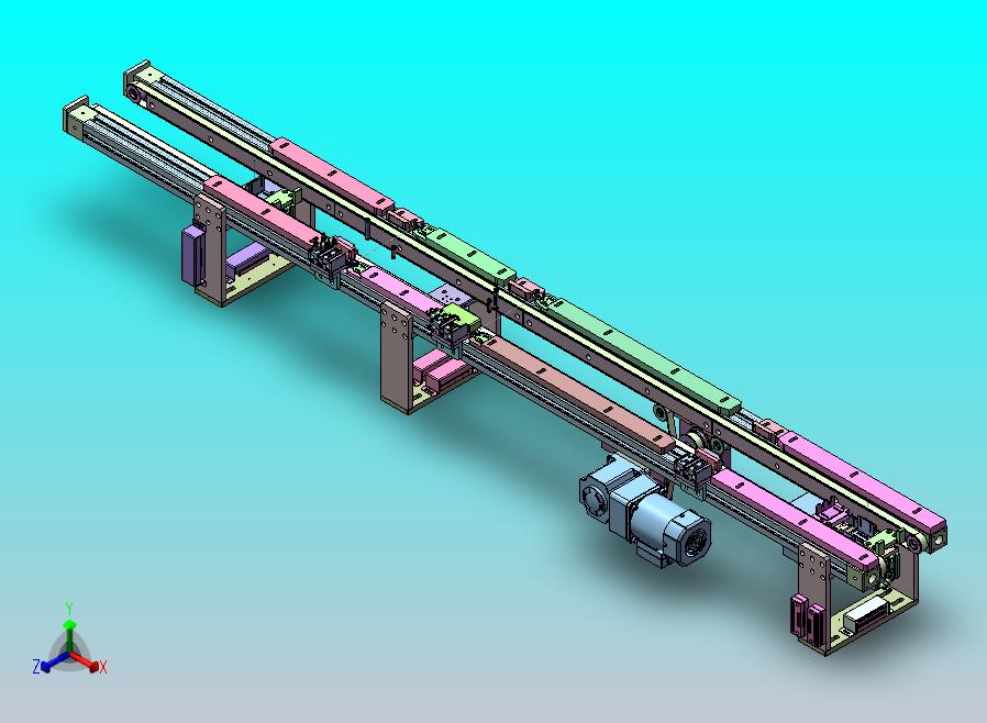 双皮带驱动皮带线