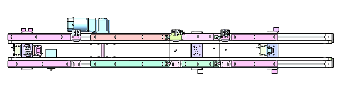 双皮带驱动皮带线