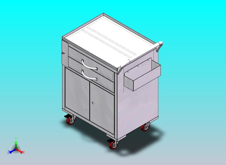 抽屉工具小推车