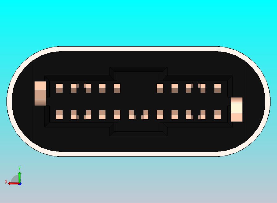 USB Type C 公头连接器