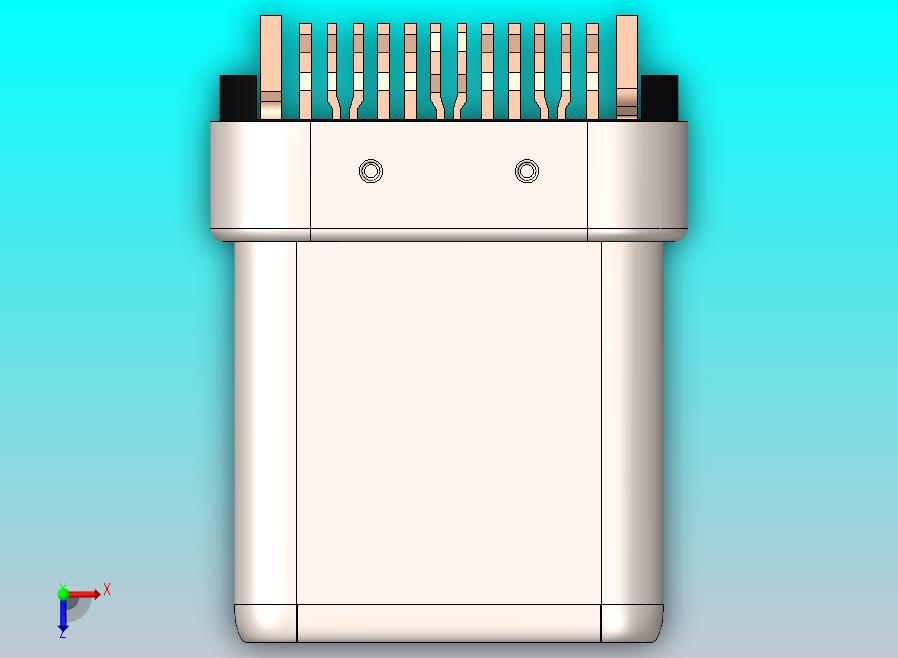 USB Type C 公头连接器
