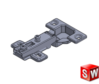 110度铰链 35毫米×11.5毫米 直臂