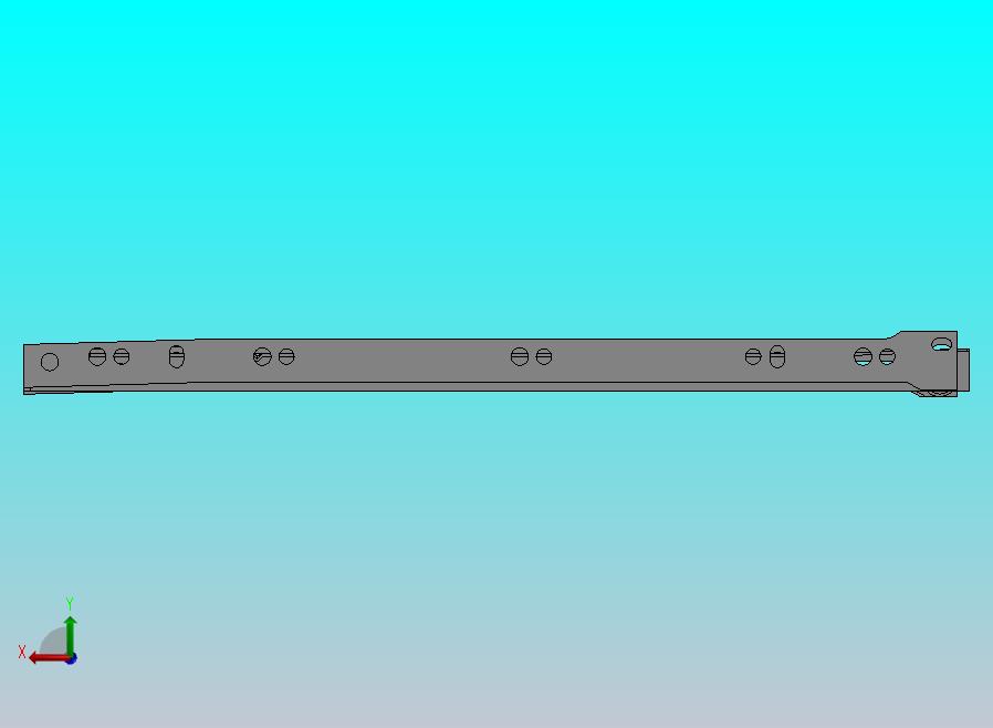 350毫米长轻质滑轨