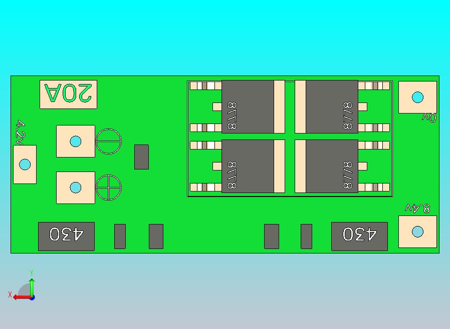 BMS 2S 20A（平衡版）