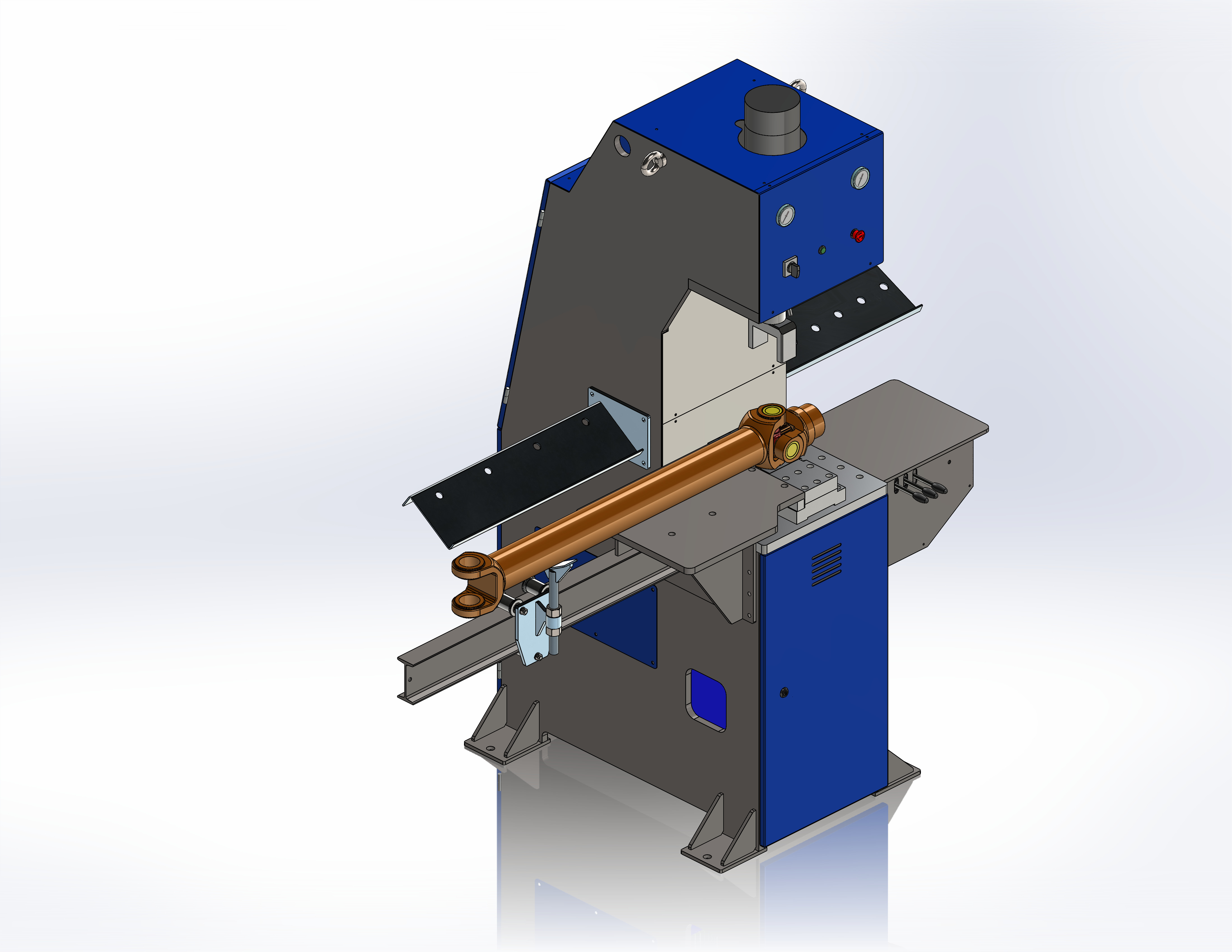 拆装万向轴的液压机
