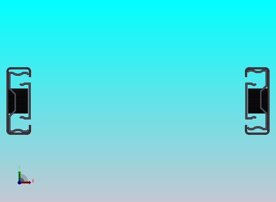 轻型伸缩滑轨 400毫米