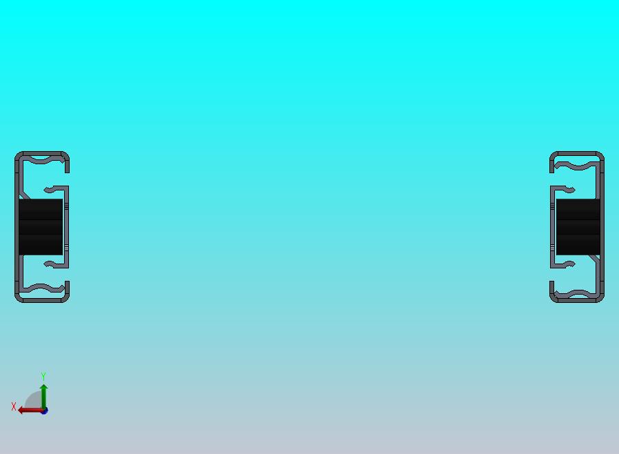 轻型伸缩滑轨 400毫米