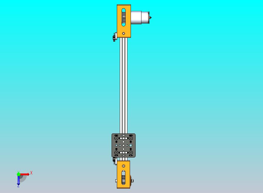 简易线性导轨搭配GT2同步带驱动
