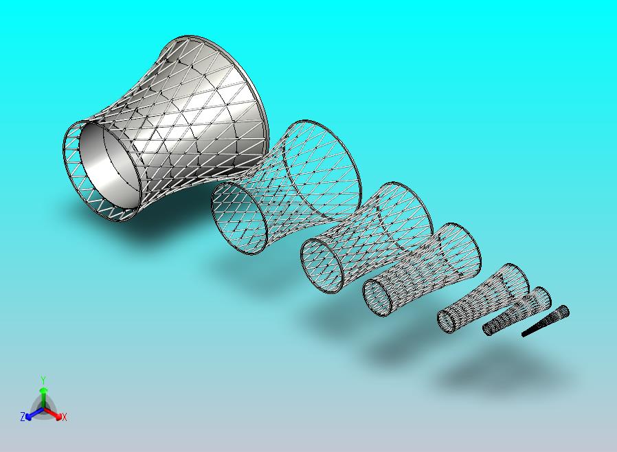 舒霍夫塔的模型。