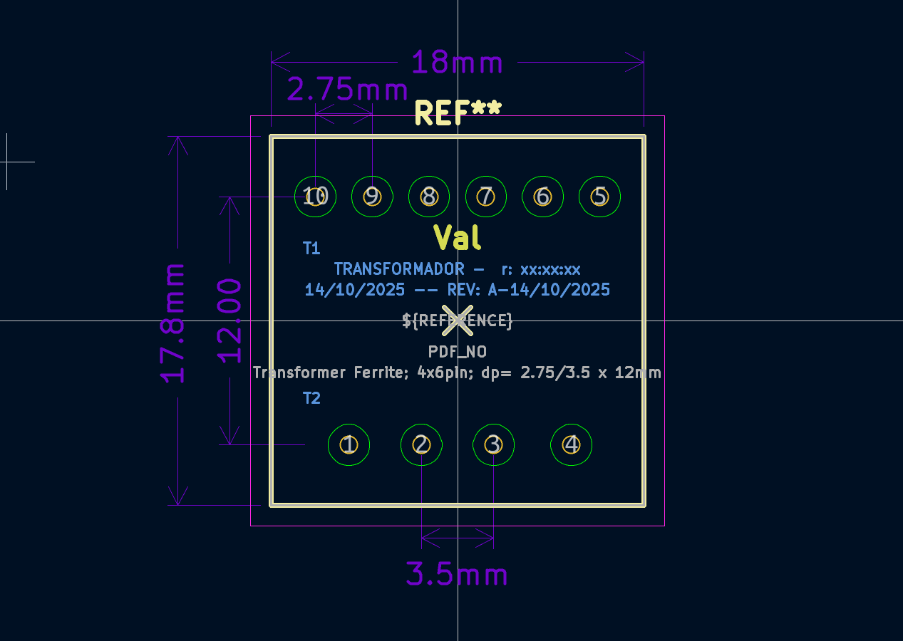 变压器铁氧体 PWM“S5”