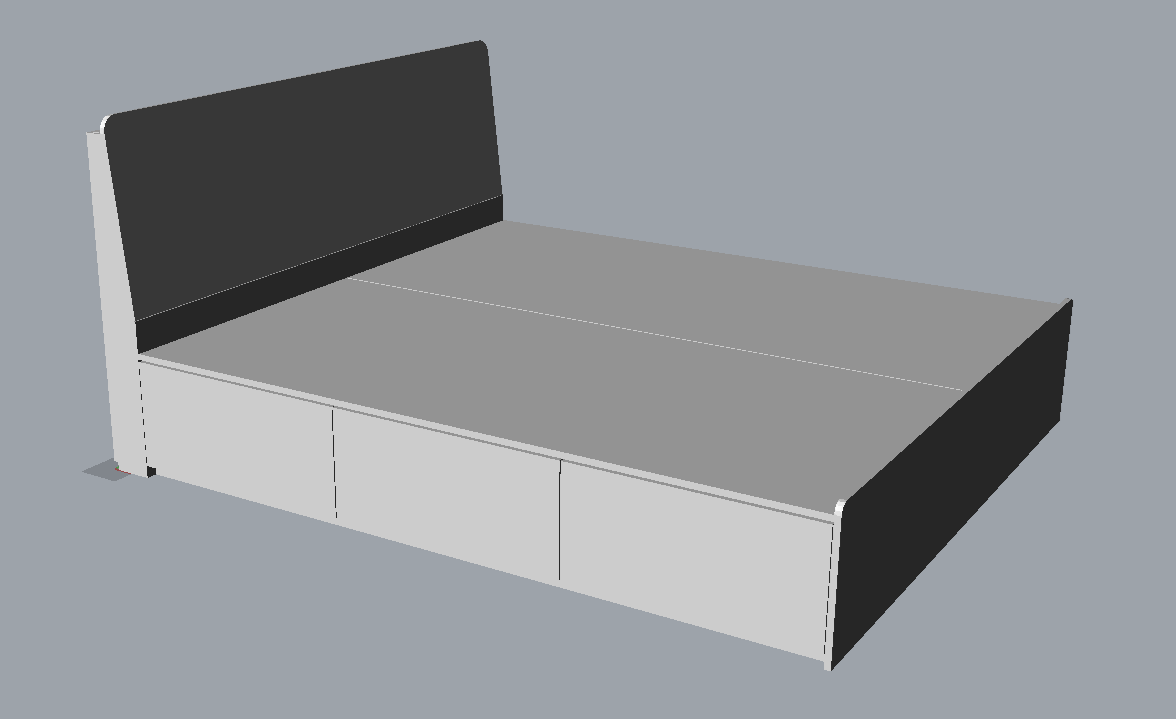 简易实用的大床