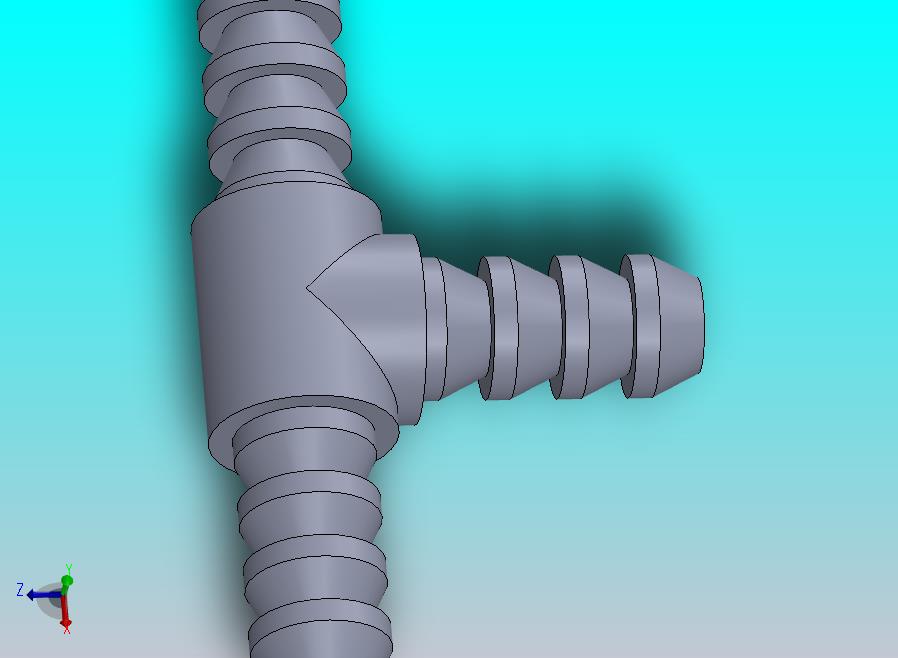 三通软管接头 6毫米