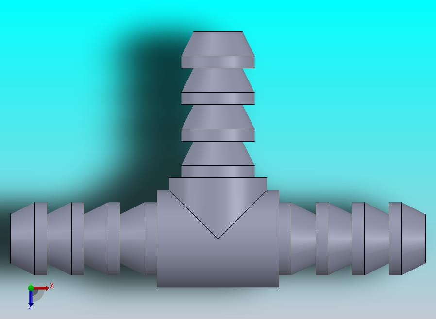 三通软管接头 6毫米
