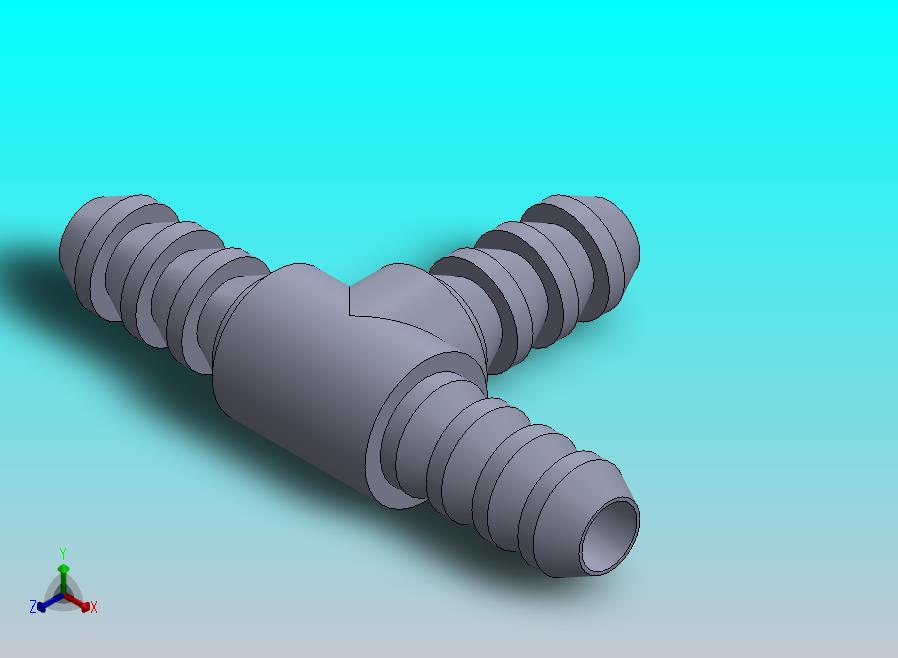 三通软管接头 6毫米