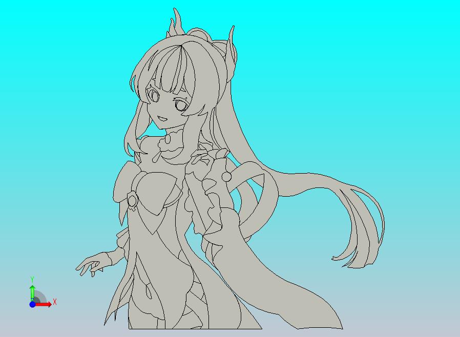 珊瑚宫心海3D平面立绘