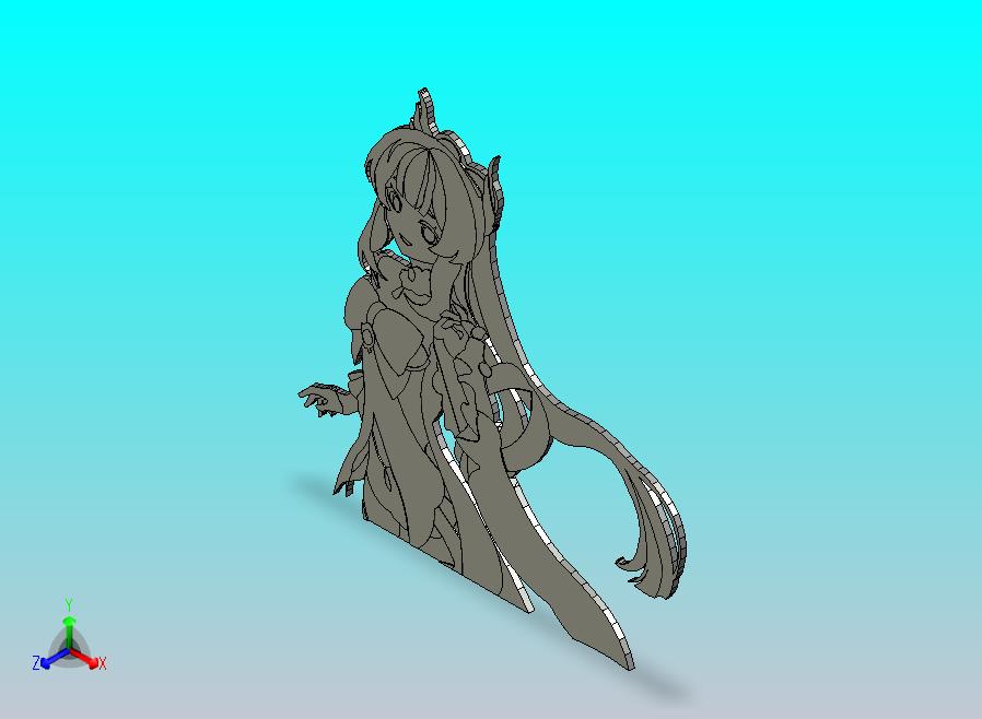 珊瑚宫心海3D平面立绘