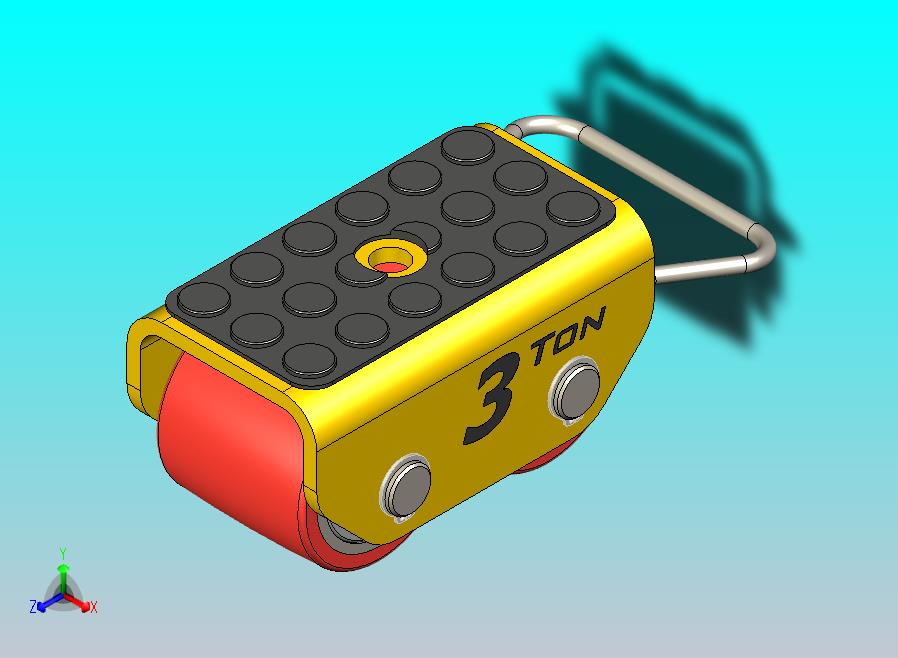 负载移动固定架