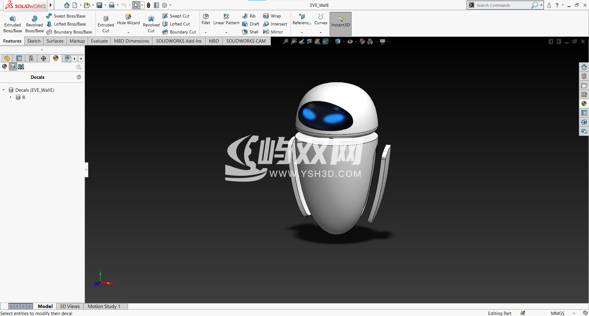 EVE 用作生物陆地探测器