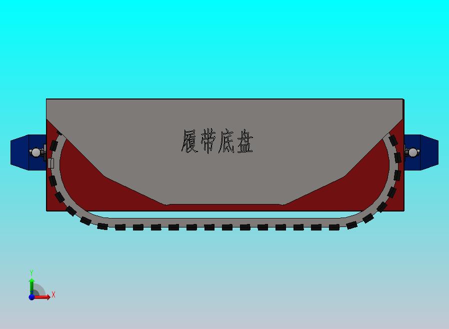 新型橡胶履带底盘运输车