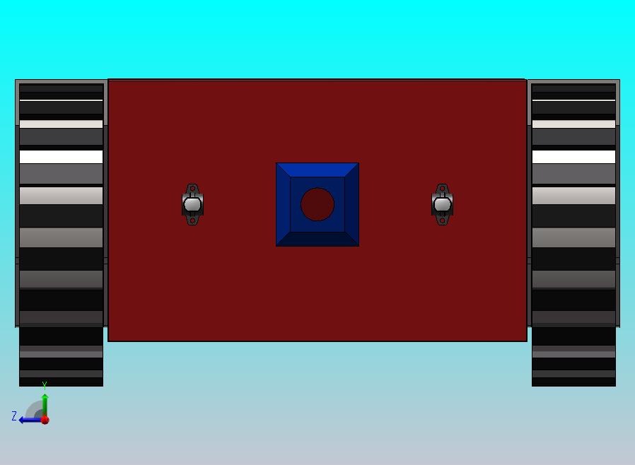 新型橡胶履带底盘运输车