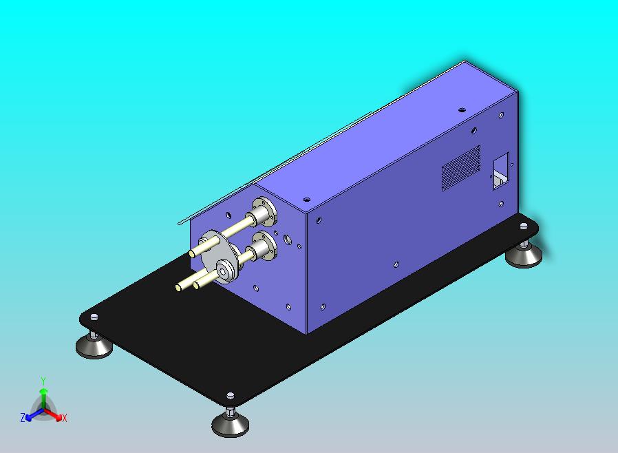 滚珠丝杠设计与电气控制的绕线设备3D模型