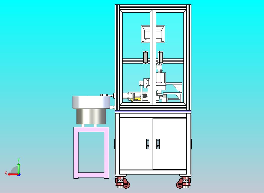 减速箱平键组装设备3D图