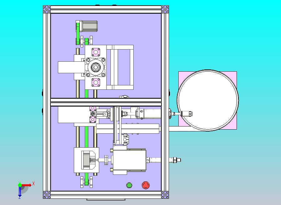 减速箱平键组装设备3D图
