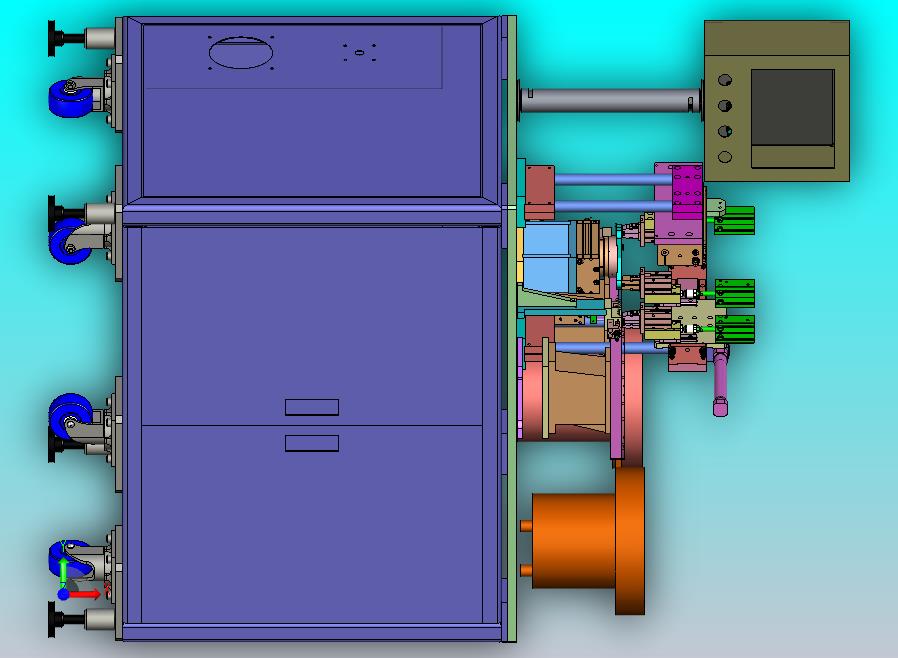 胶钉胶塞组装机设备3D图