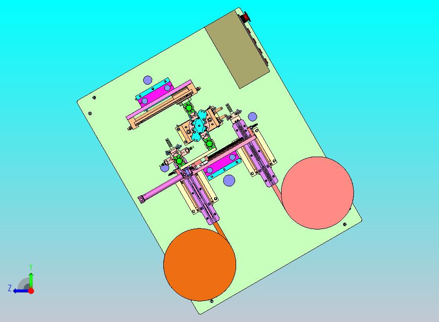 胶钉胶塞组装机设备3D图