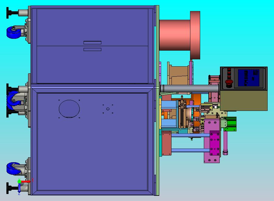 胶钉胶塞组装机设备3D图
