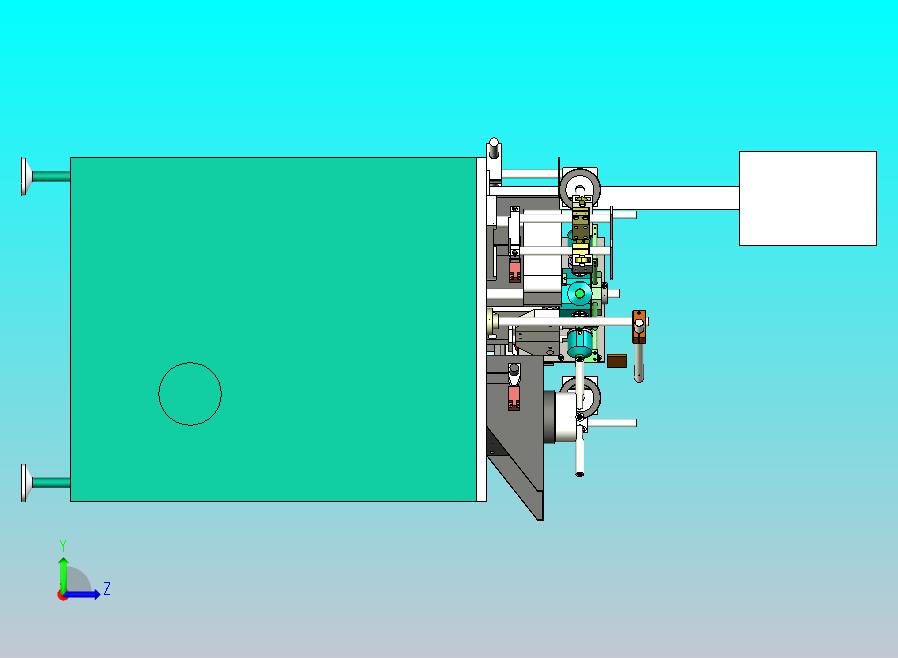 全自动六轴空心音圈绕线机设备3D图