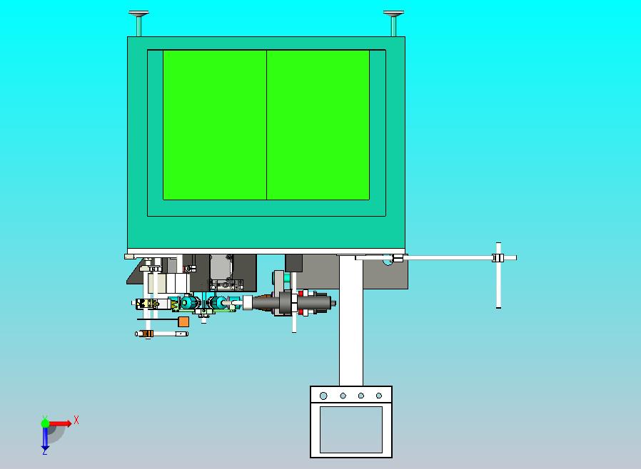 全自动六轴空心音圈绕线机设备3D图