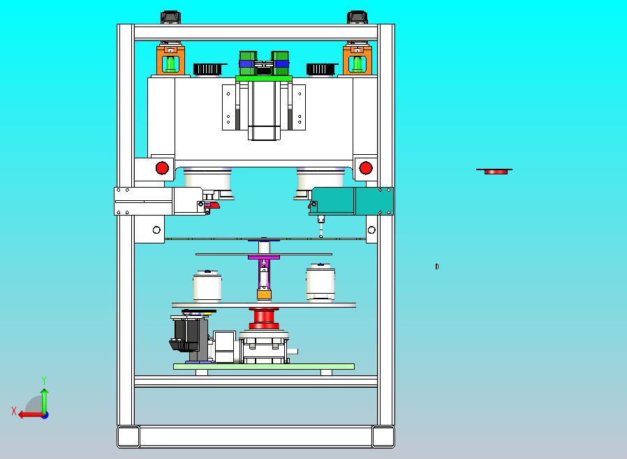 全自动电机绕线设备3D图