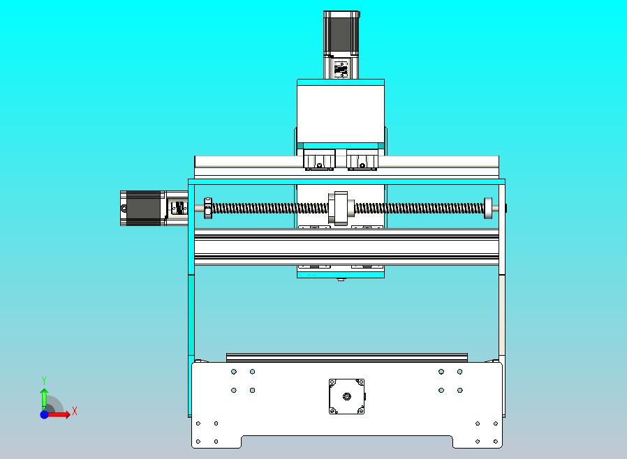 3轴CNC机床设备3D